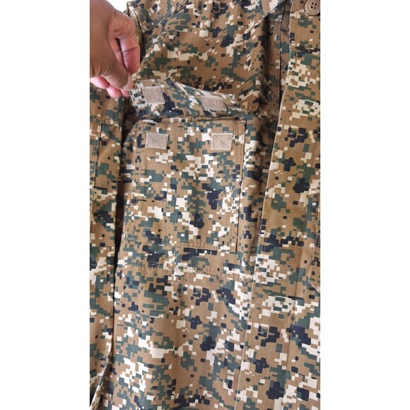 511 TACTICAL L/S Shirt Men's Large Reg. Woodland Camouflage Ripstop TDU Outdoors - Picture 9 of 10